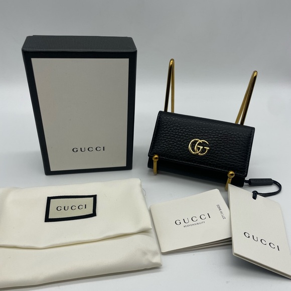 Gucci Accessories - Gucci Leather Key & Card Holder